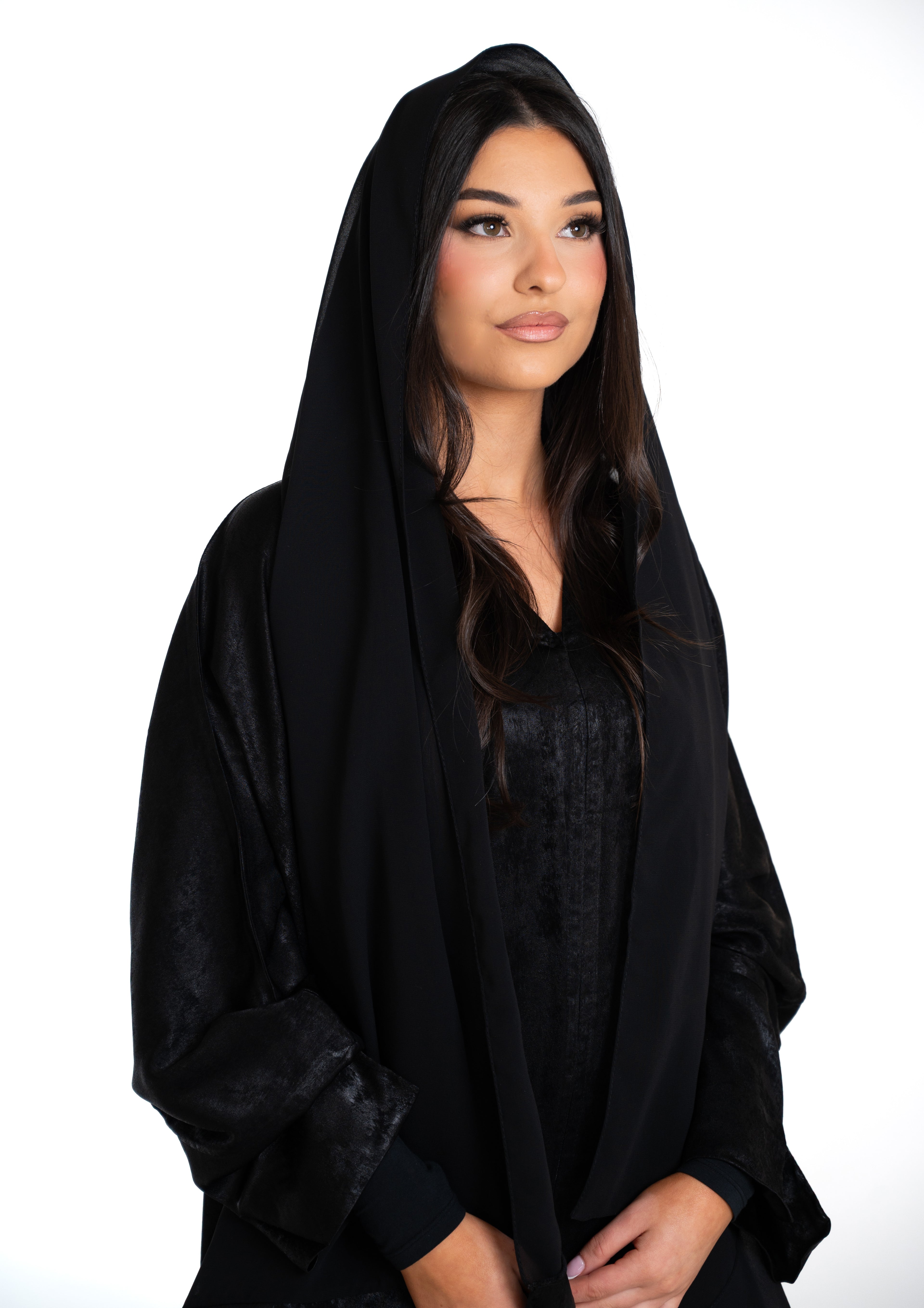 Layali Black Abaya