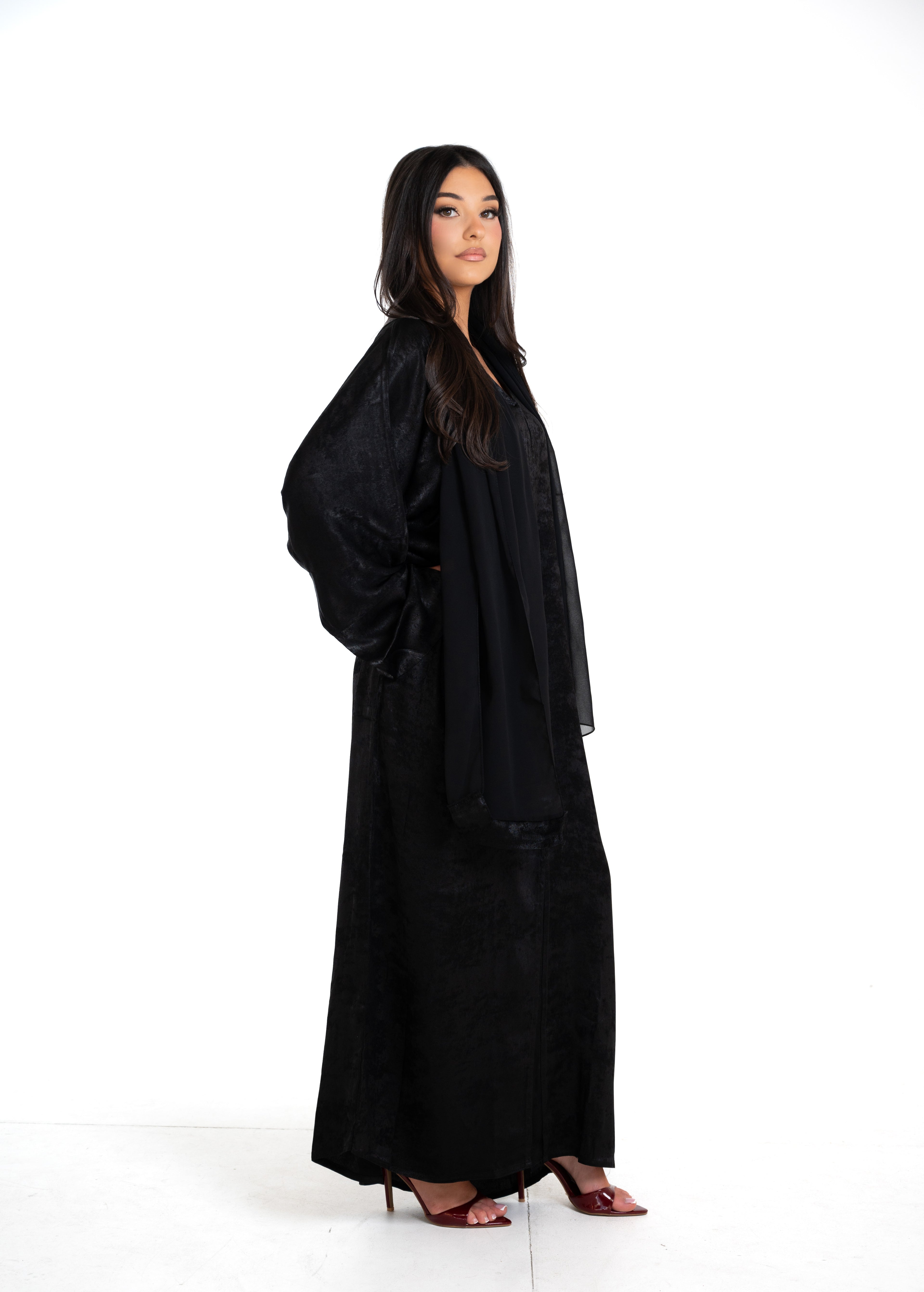 Layali Black Abaya